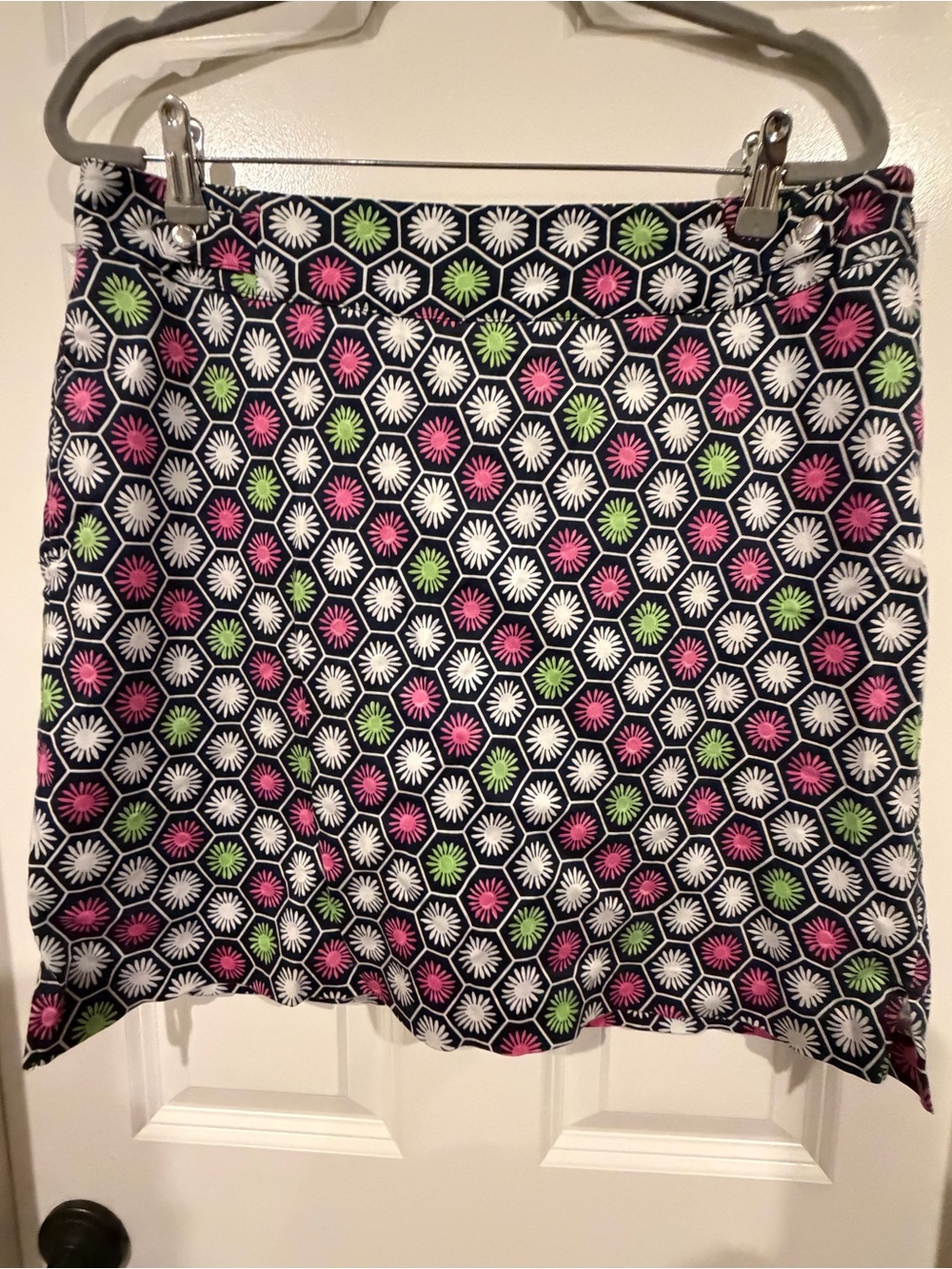 EP Pro Navy golf Skort with Pink & Lime Floral Geometric Print 14